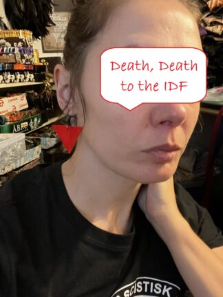 Örhängen - Röd triangel